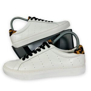 J.Crew Saturday Sneakers with Leopard Calf Hair Detail L7197 Women's 7